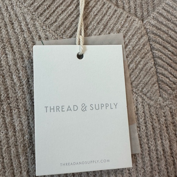 Cozy Beige Women's Sweater - Picture 3 of 5